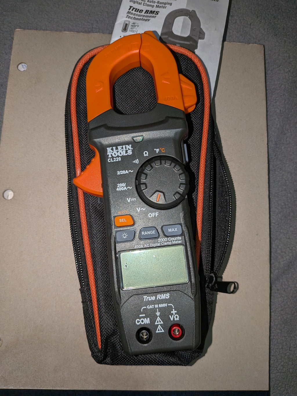 Klein Multimeter Clamp on RMS-case-combo kit avaible